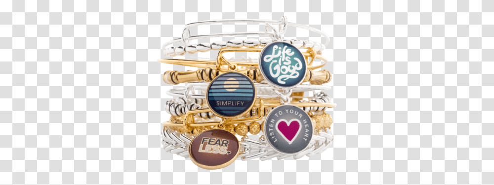 Simplify Charm Bangle Good Vibes Only Alex And Ani, Logo, Trademark, Wristwatch Transparent Png