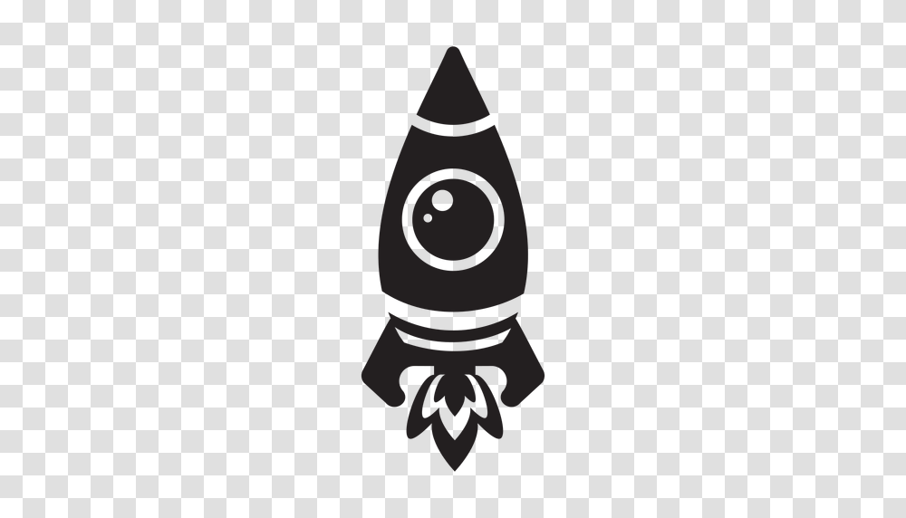 Simplistic Space Rocket Flat Icon, Triangle, Cone, Hand, Bomb Transparent Png
