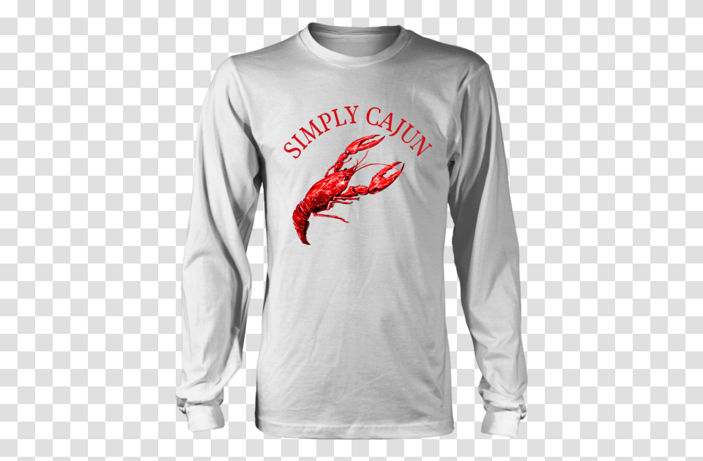 Simply Cajun Crawfish T Shirt, Sleeve, Apparel, Long Sleeve Transparent Png