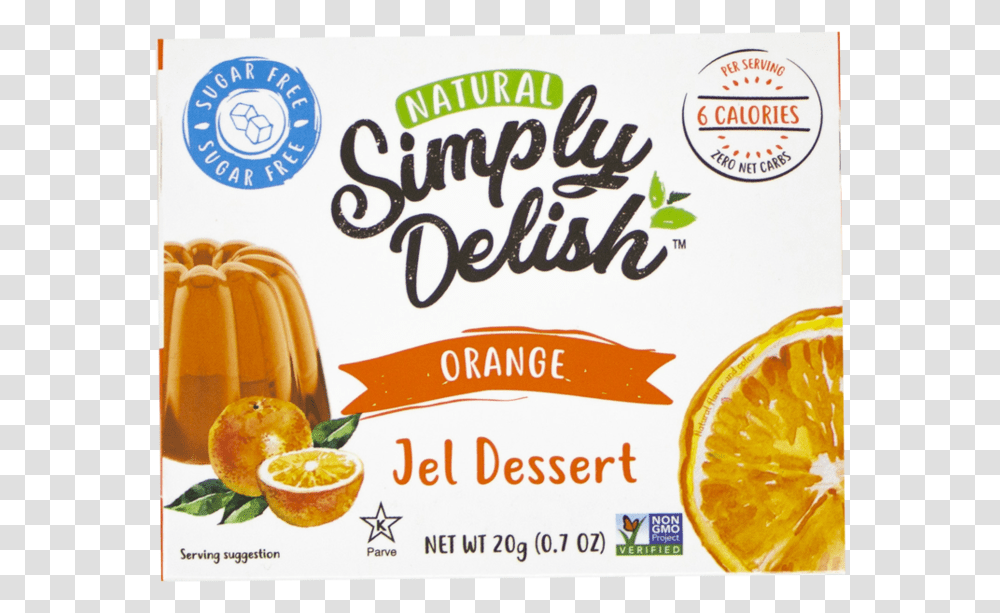 Simply Delish Peach Jel Dessert, Plant, Citrus Fruit, Food, Produce Transparent Png