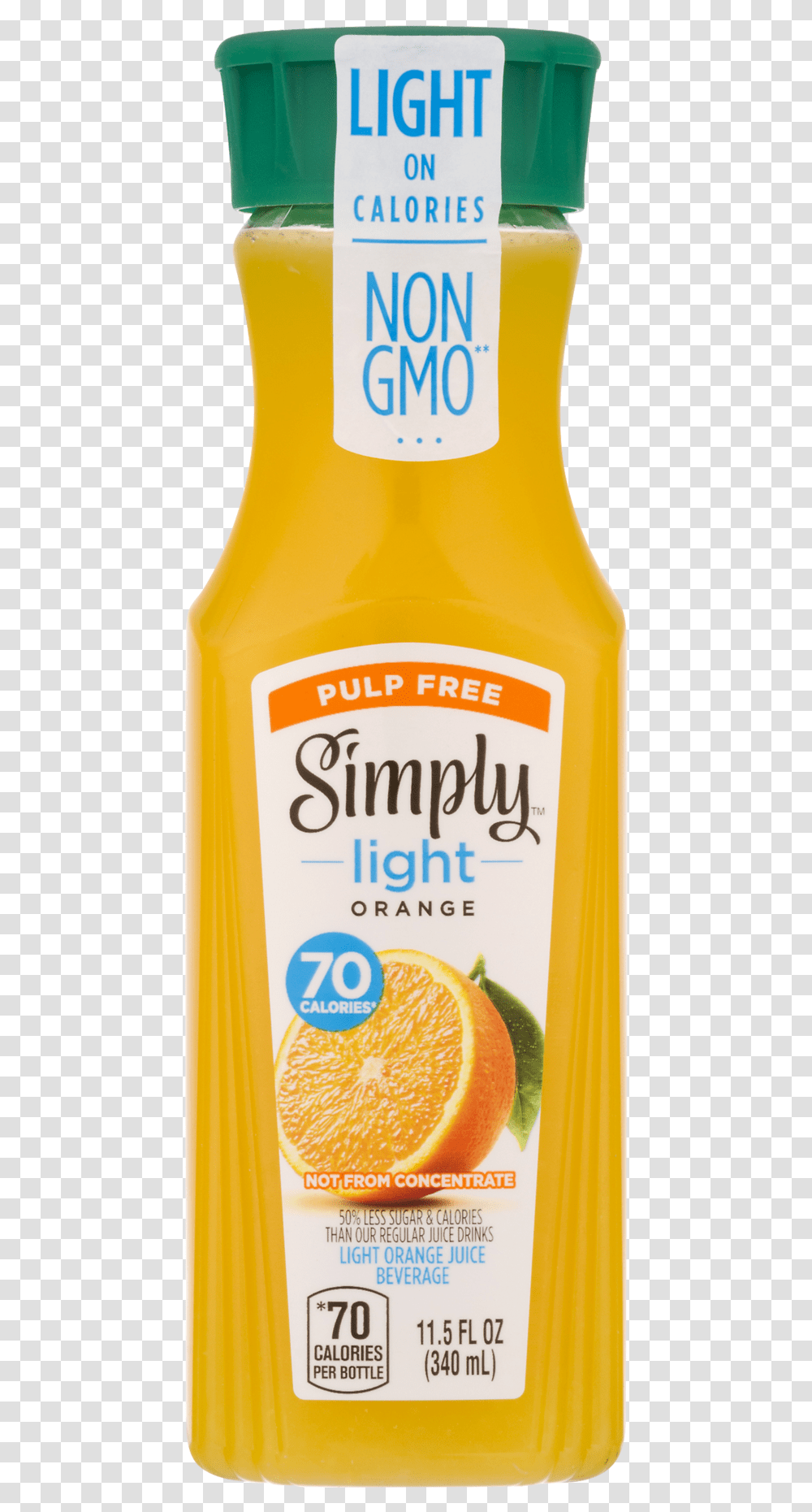 Simply Orange Juice Light, Beverage, Beer, Alcohol, Label Transparent Png