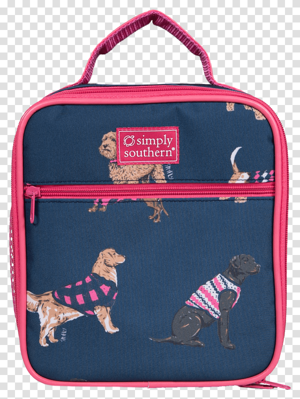 Simply Southern Signature Dog Print Lunch Bag For Teen, Backpack, Person, Human, Luggage Transparent Png