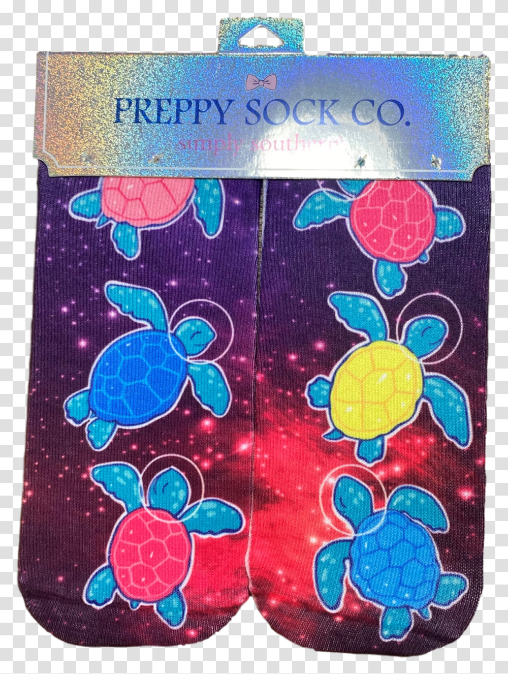 Simply Southern Turtle Preppy Socks Coin Purse, Clothing, Apparel, Rug, Velvet Transparent Png