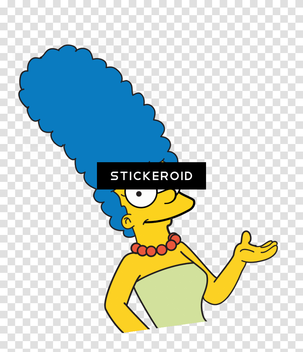 Simpsons Actors Heroes Marge Simpson, Poster, Advertisement Transparent Png