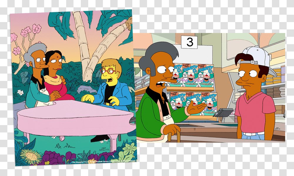 Simpsons Apu, Comics, Book, Person, Human Transparent Png