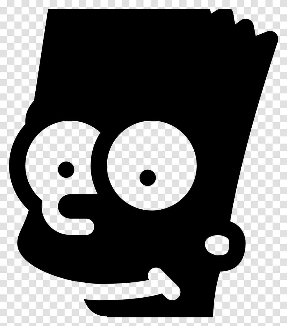 Simpsons Art Hitam Putih Clipart Download Bart Simpson Black And White, Gray, World Of Warcraft Transparent Png