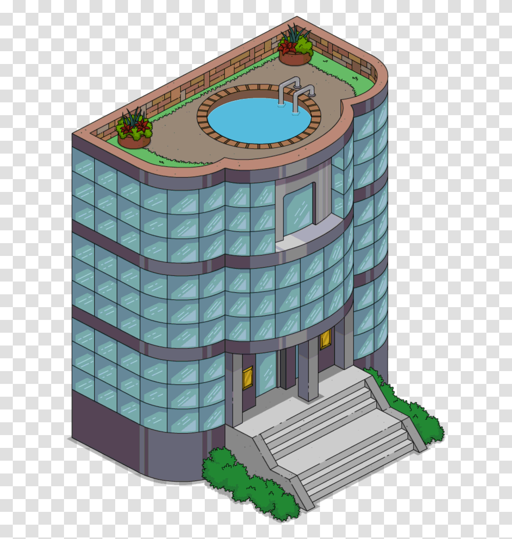 Simpsons Artie Ziff Family, Building, Architecture, Urban, City Transparent Png