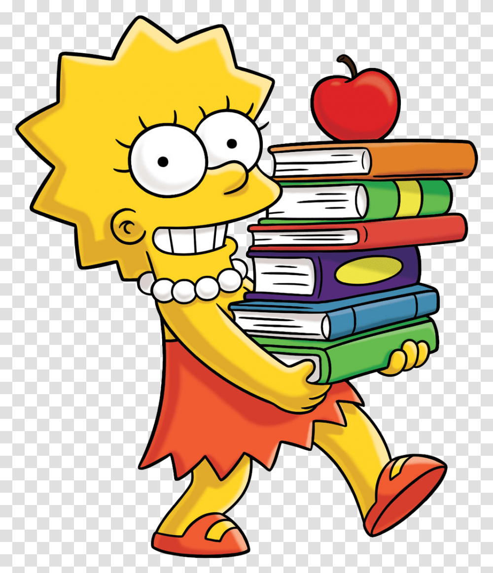 Simpsons, Character, Book Transparent Png
