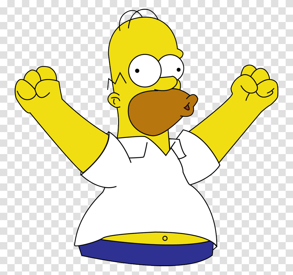 Simpsons, Character, Hand, Fist, Finger Transparent Png
