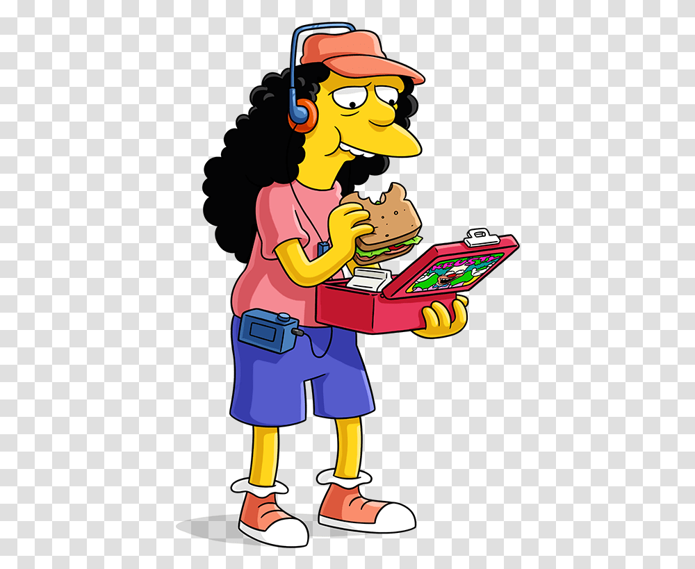 Simpsons Character, Person, Hat, Advertisement Transparent Png