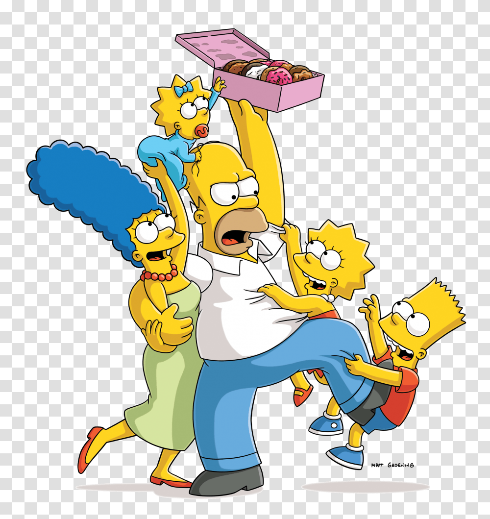 Simpsons, Character, Person, Human, Comics Transparent Png