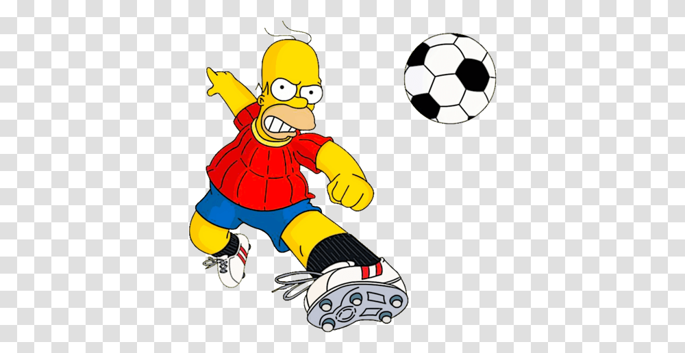 Simpsons, Character, Person, Human, Soccer Ball Transparent Png
