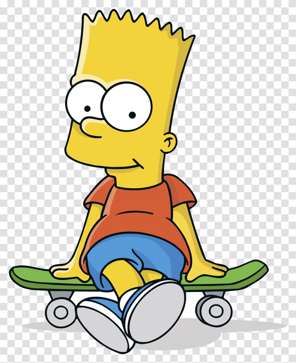 Simpsons, Character, Skateboard, Sport, Sports Transparent Png