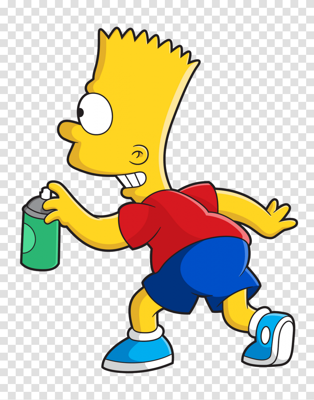 Simpsons, Character, Tin, Can, Spray Can Transparent Png