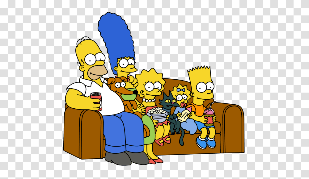 Simpsons Couch Simpsons, Graphics, Art, Drawing, Washing Transparent Png