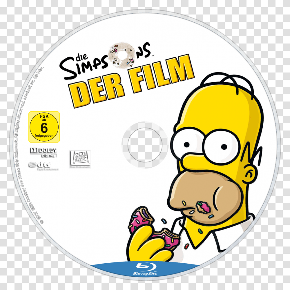 Simpsons, Disk, Dvd Transparent Png