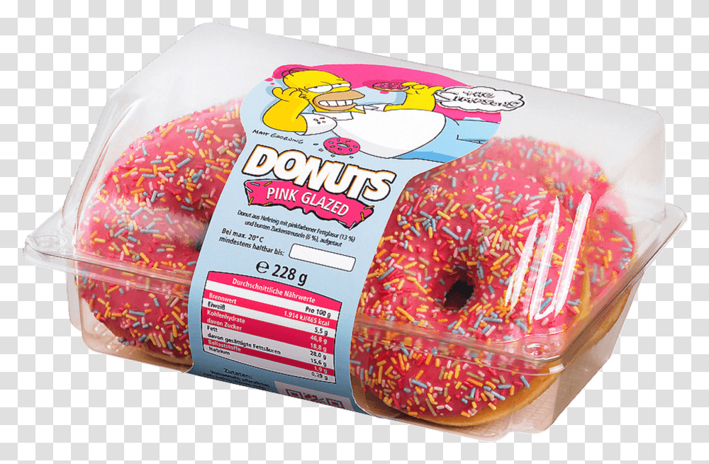 Simpsons Donut Download Doughnut, Birthday Cake, Dessert, Food, Coil Transparent Png