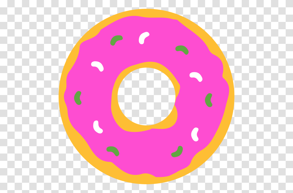 Simpsons Donut, Pastry, Dessert, Food, Sweets Transparent Png
