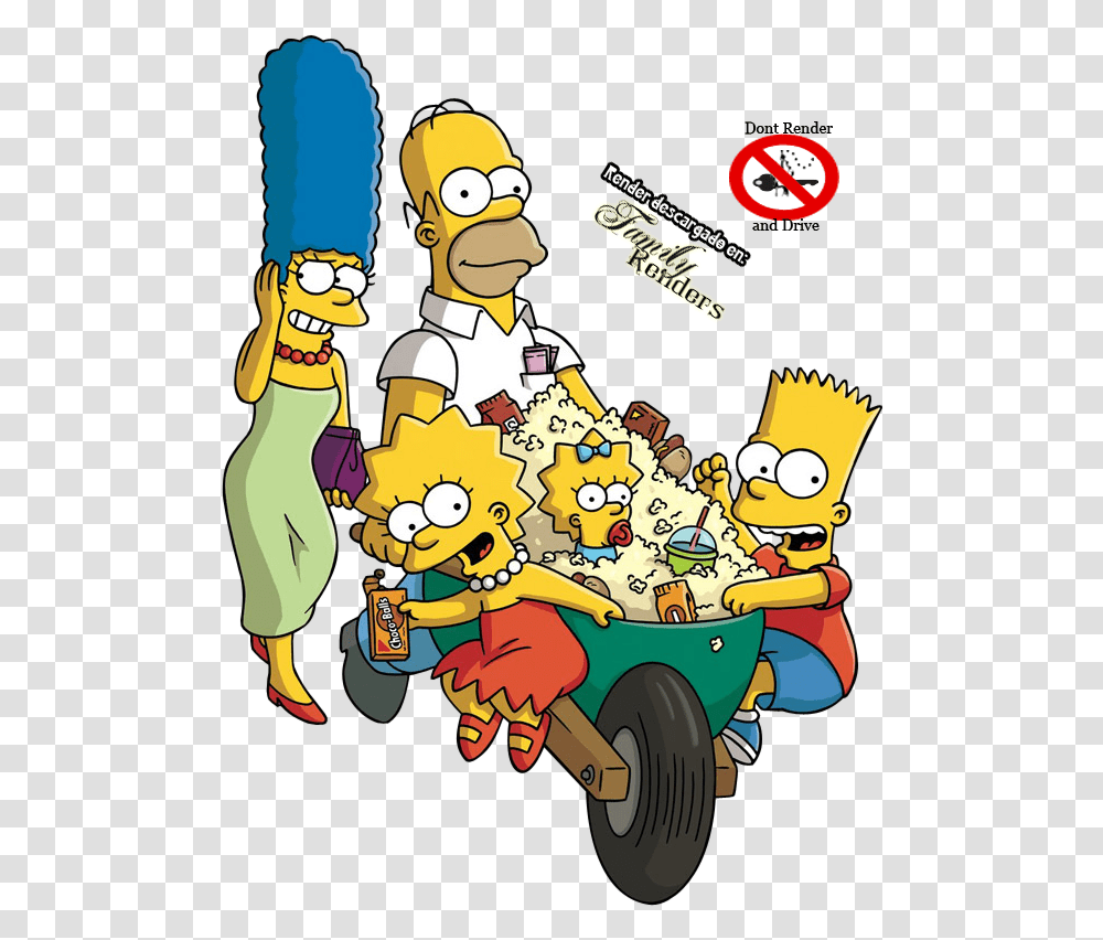 Simpsons Family Simpsons Pic No Background, Doodle, Drawing Transparent Png