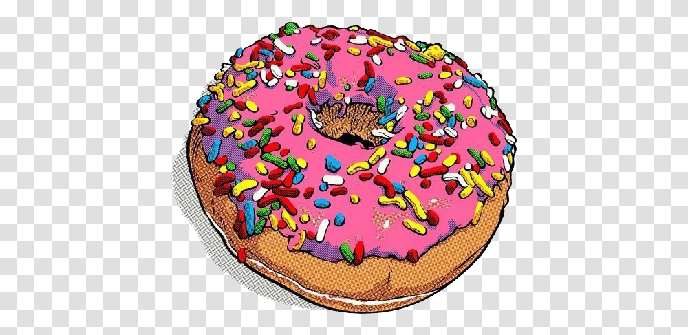 Simpsons Food, Birthday Cake, Dessert, Pastry, Donut Transparent Png