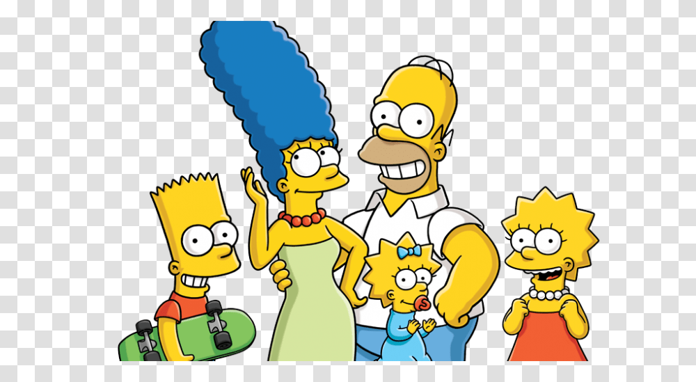 Simpsons Fundo Transparente Yellow Cartoon Character Name, Outdoors, Crowd, Graphics, Doodle Transparent Png