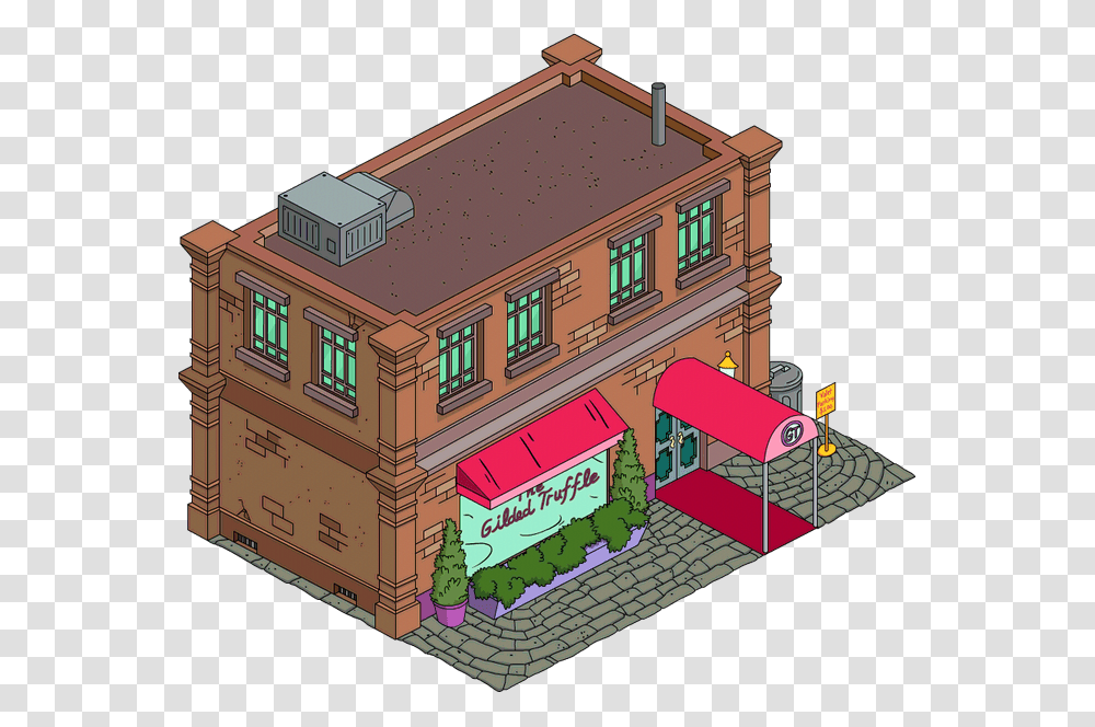 Simpsons Gilded Truffle, Building, Housing, House, Neighborhood Transparent Png