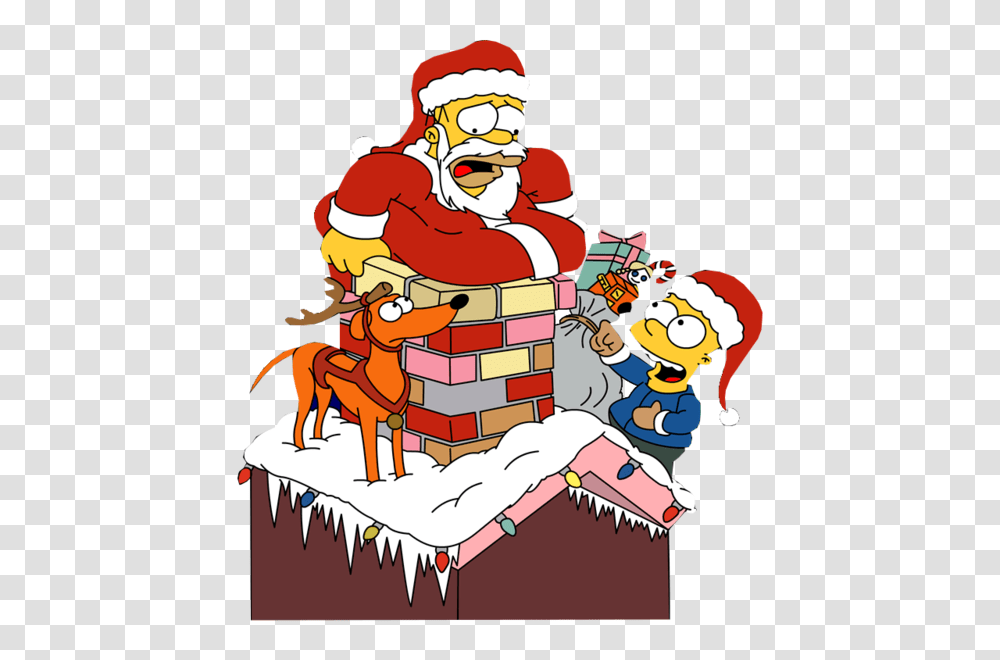 Simpsons Homer Simpson As Santa, Performer, Horse, Mammal, Animal Transparent Png