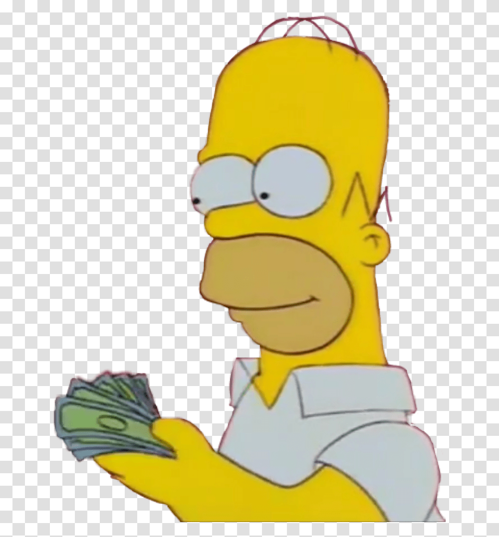 Simpsons Homersimpson Money Homer Simpson Money, Helmet, Apparel Transparent Png