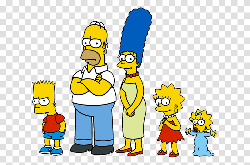 Simpsons In The 1980s, Costume Transparent Png