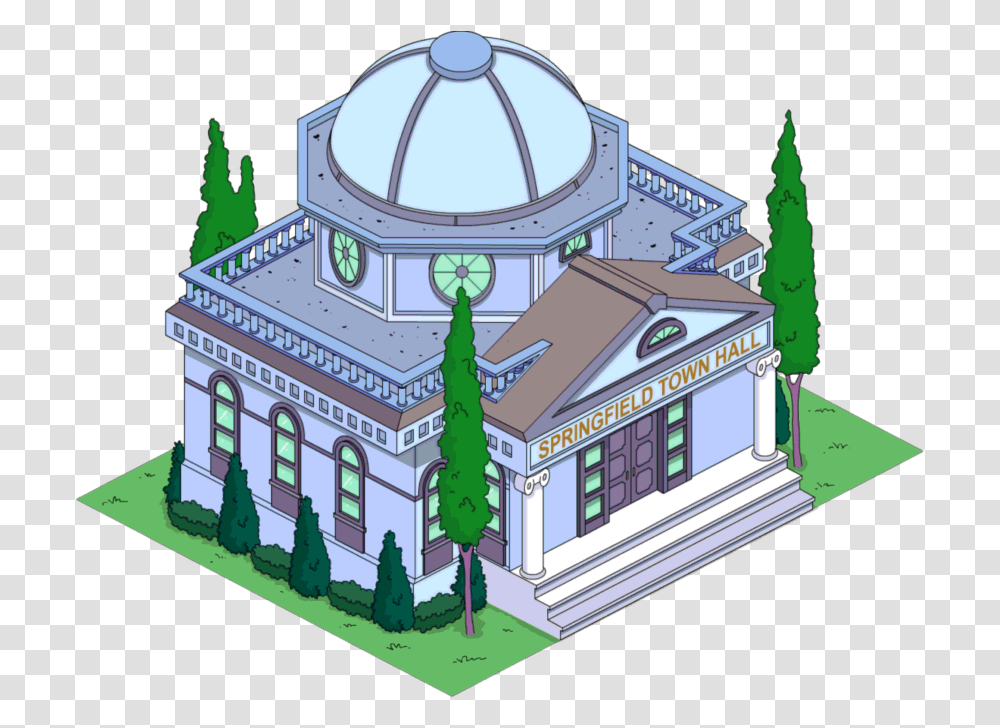 Simpsons Professor Frink House, Dome, Architecture, Building, Tower Transparent Png