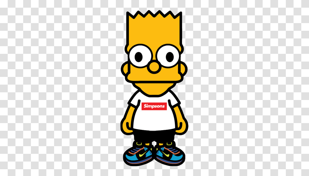 Simpsons Supreme Hypebeast Aesthetic Freetoedit, Poster, Advertisement, Pac Man Transparent Png