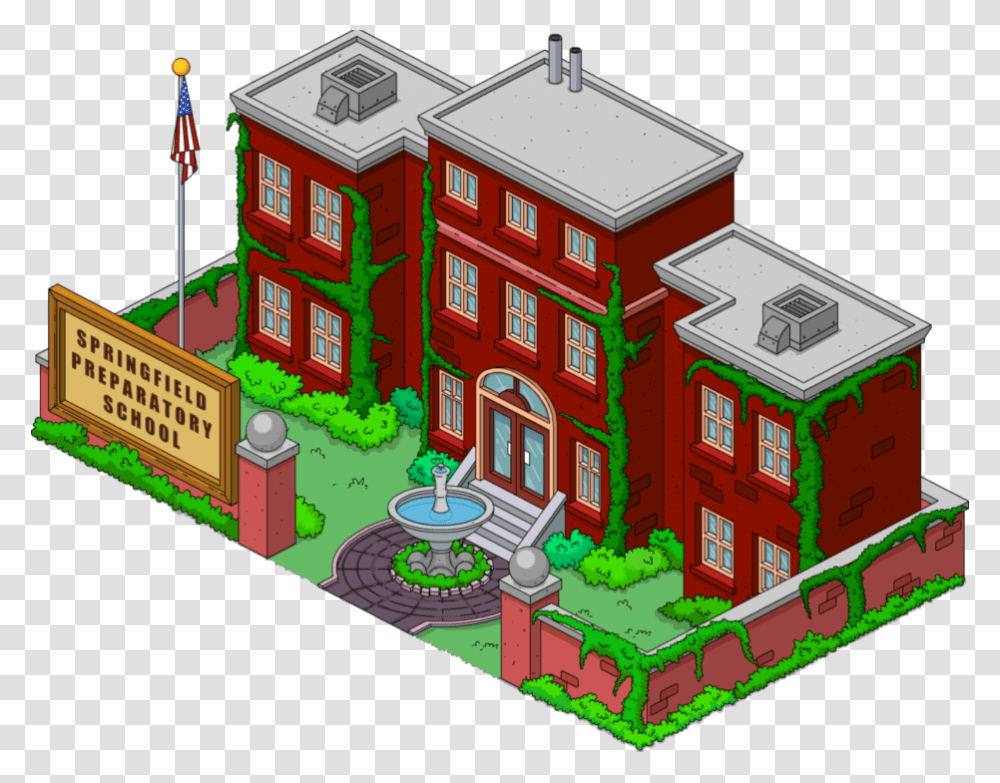 Simpsons Tapped Out Training Walls, Neighborhood, Urban, Building, Architecture Transparent Png