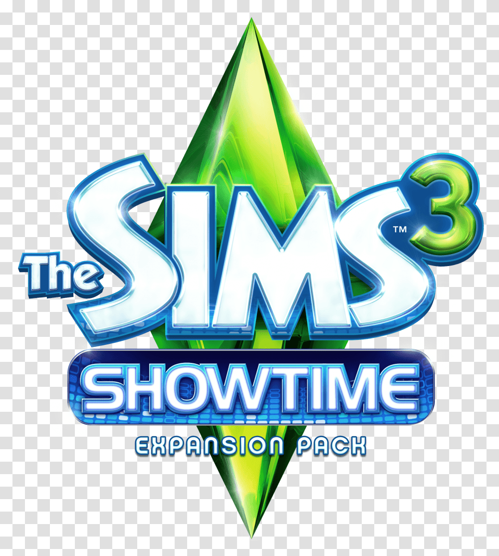 Sims 3 Logo Sims 3 Showtime Logo, Advertisement, Flyer, Poster, Paper Transparent Png