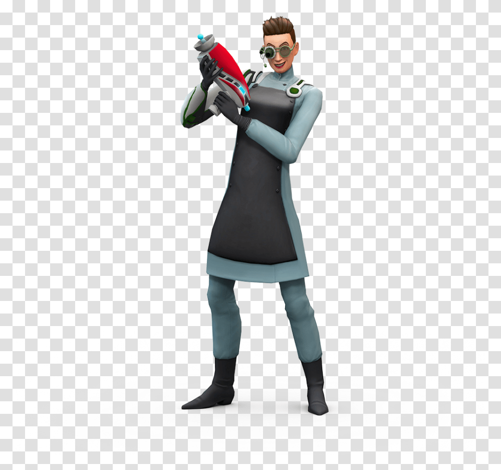 Sims 4 Get To Work Sims 4 Get To Work Scientist, Person, Human, Apparel Transparent Png