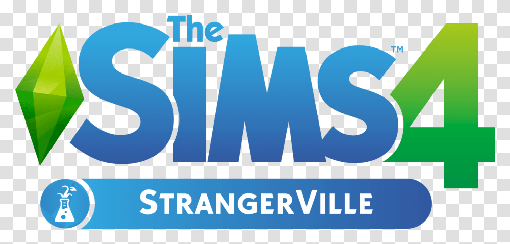 Sims 4 Logo Pack Jeu Gamepack Strangerville English Sims 4 Strangerville Logo, Word, Alphabet Transparent Png