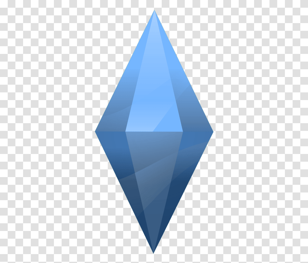 Sims 4 Plumbob Triangle, Crystal, Metropolis, City, Urban Transparent Png