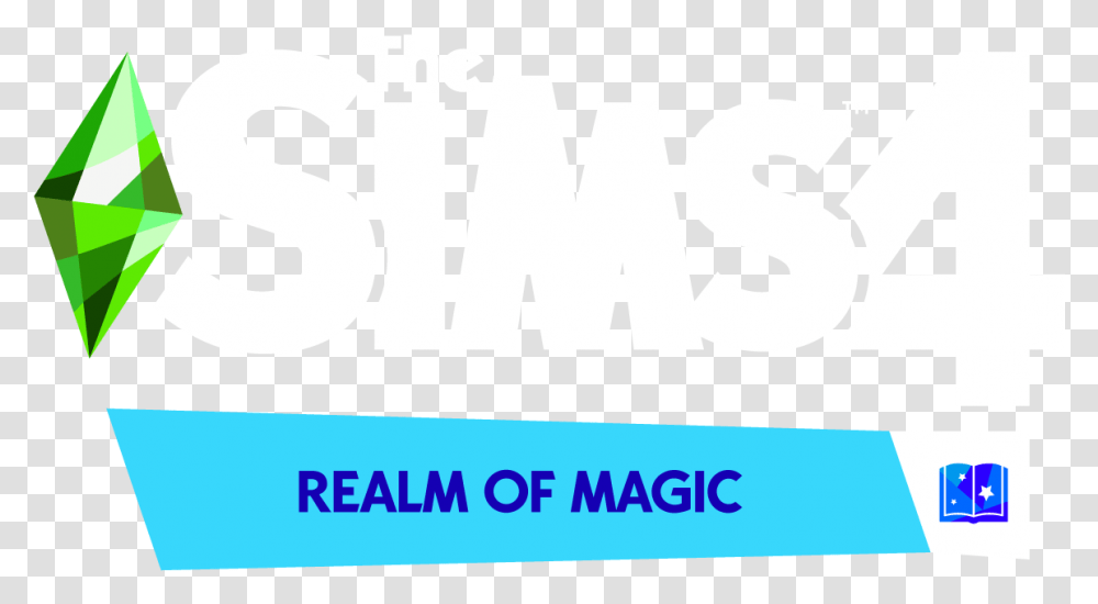 Sims 4 Realm Of Magic Logo, Label, Word, Alphabet Transparent Png