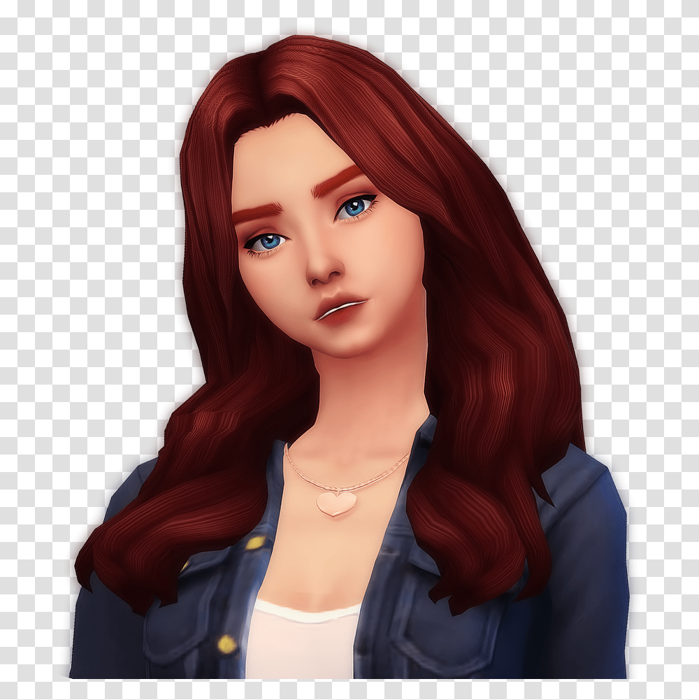 Sims 4 Red Hair, Doll, Toy, Person, Human Transparent Png