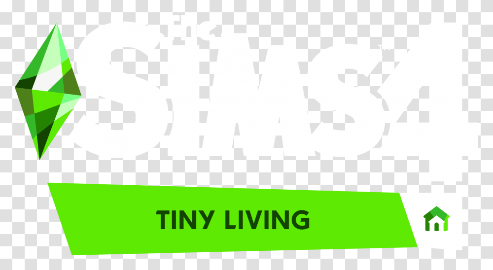 Sims 4 Tiny Living Logo Sims 4 Tiny Living Logo, Label, Text, Word, Alphabet Transparent Png