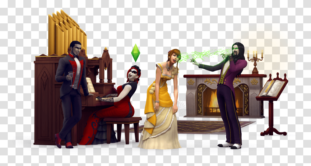 Sims 4 Vampires From Trailer Transparent Png