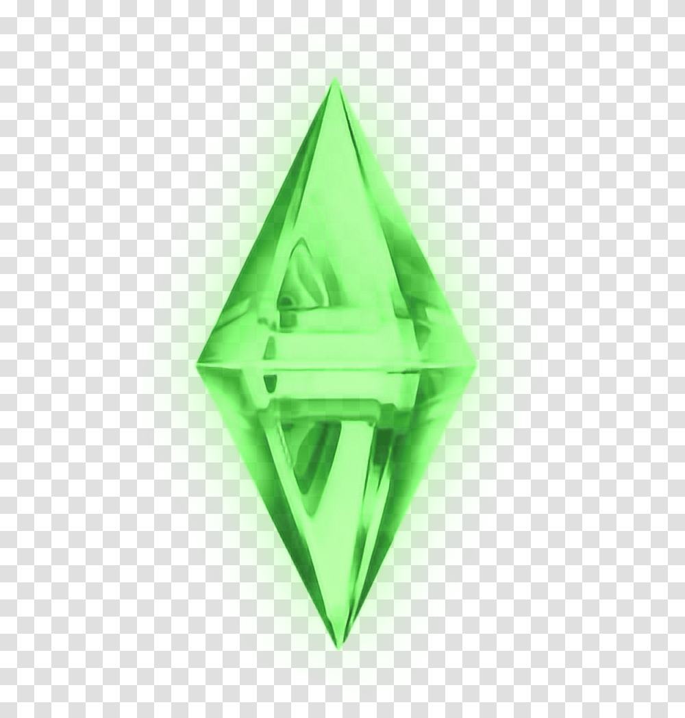 Sims Diamante Verde Aureola Sims, Crystal, Accessories, Accessory Transparent Png