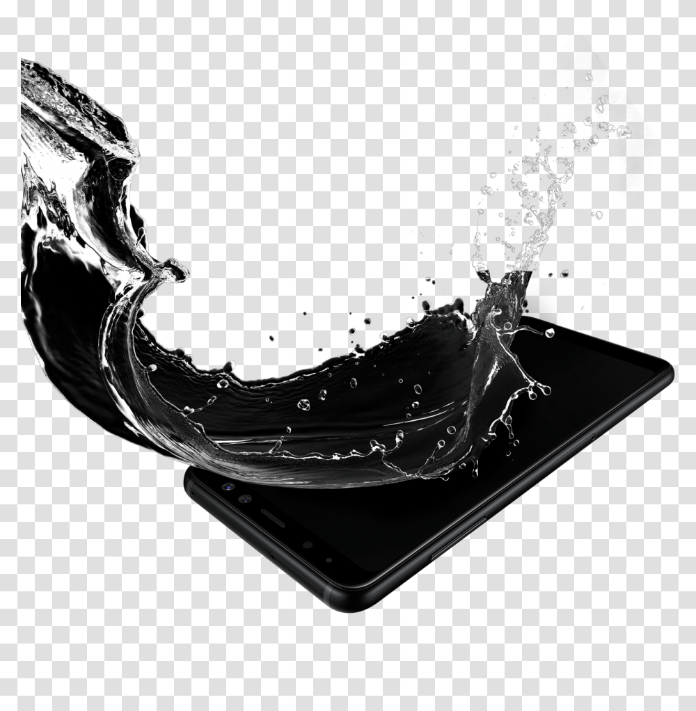 Simulated Image Of Water Splashing On Galaxy A8 Ip68 Ip68 Galaxy, Poster, Advertisement, Electronics, Computer Transparent Png