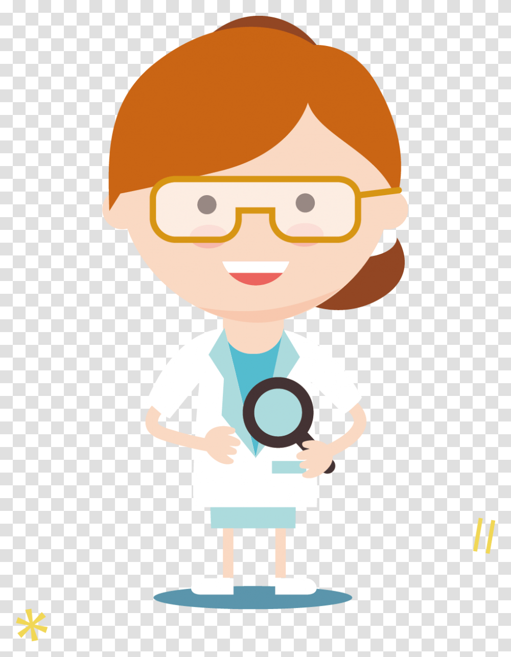 Simulating Cellular Sorting Processes Sciencedaily Cartoon Scientist, Magnifying, Sunglasses, Accessories, Accessory Transparent Png