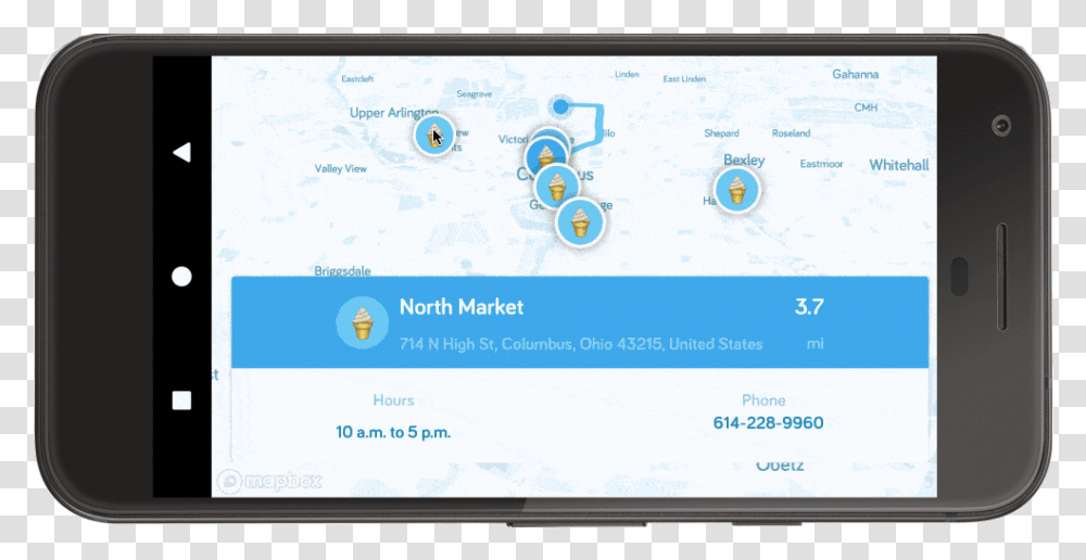Simulation Of User Interaction With A Store Locator Store Locator Gif, Mobile Phone, Electronics, Computer Transparent Png