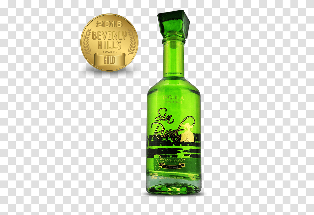 Sin Rival Reposado Tequila Beverly Hills Awards, Absinthe, Liquor, Alcohol, Beverage Transparent Png