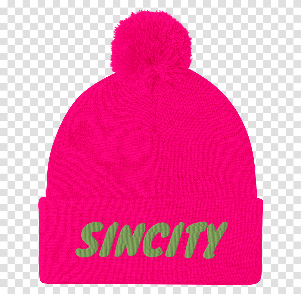 Sincity Poof Beanie, Clothing, Apparel, Hat, Cap Transparent Png