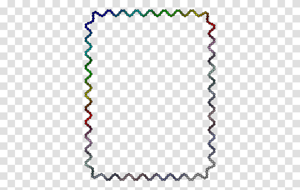 Sine Wave Dots Wave Color Frame Border, Alphabet, Pac Man, Super Mario Transparent Png