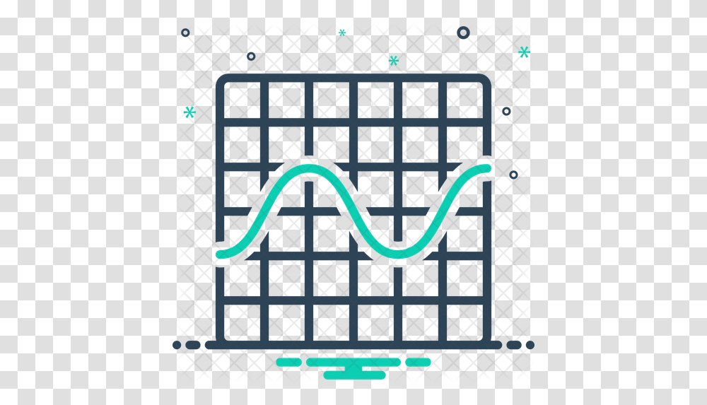 Sine Wave Graphic Icon Increasing Stocks Graphic, Gate, Fence, Bicycle, Vehicle Transparent Png