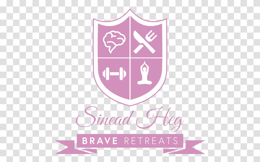 Sinead Hegarty Brave Retreats Graphic Design, Armor, Shield, Poster, Advertisement Transparent Png