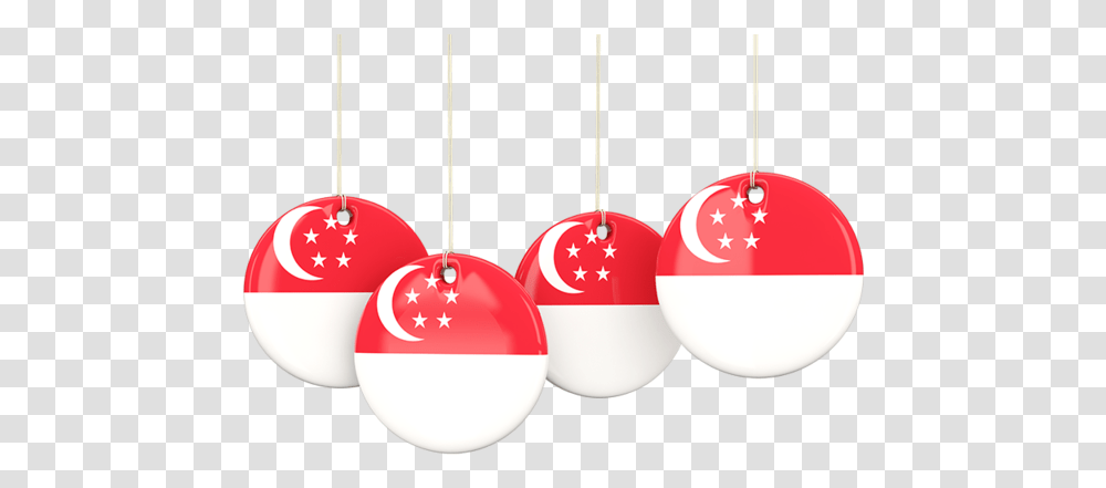Singapore Flag Image Vertical, Ornament, Tree, Plant, Sphere Transparent Png